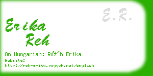 erika reh business card